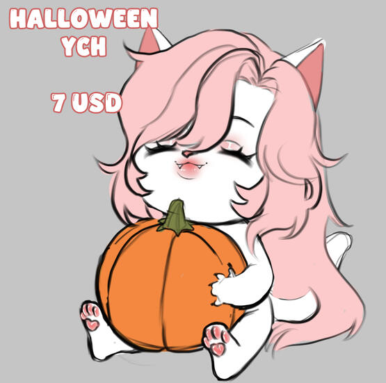 Halloween chibi ych